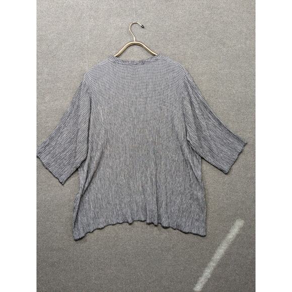 Monika Astara Tunic Womens XL Oversized Handmade Sharkbite Hem - Picture 5 of 11